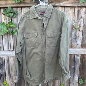 Wolverine Olive Green Shirt Jacket